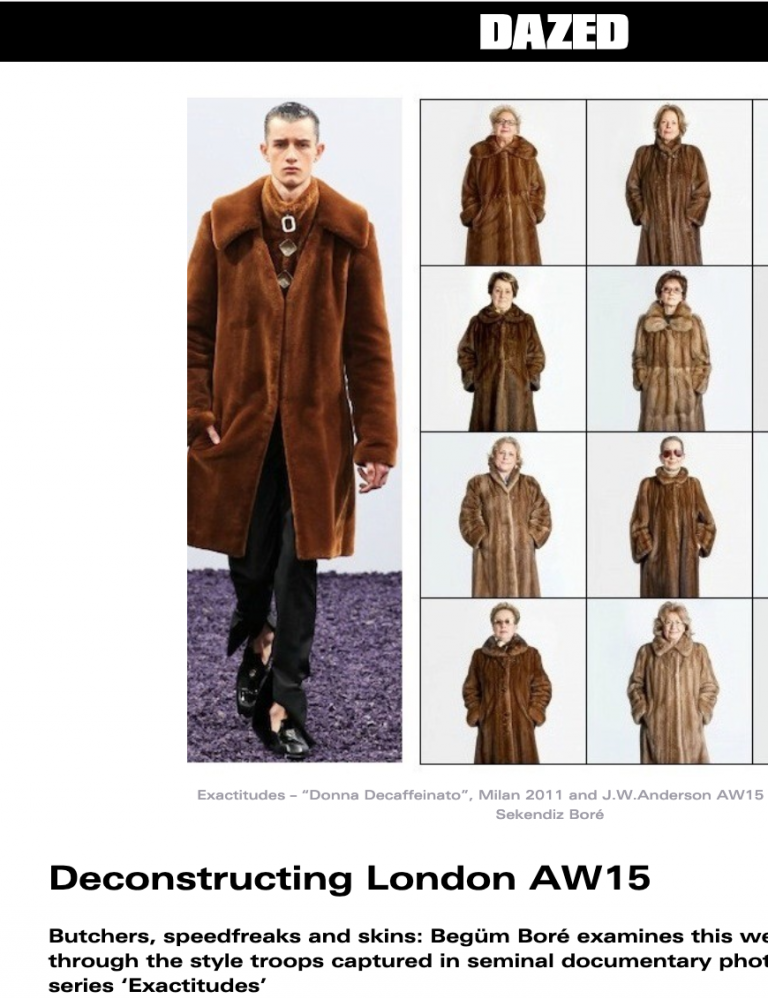 Deconstructing London AW 15
